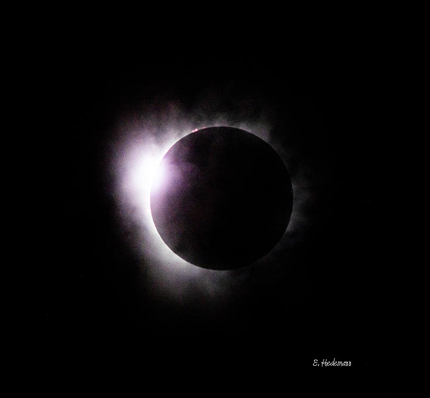 diamond ring at 2nd contact